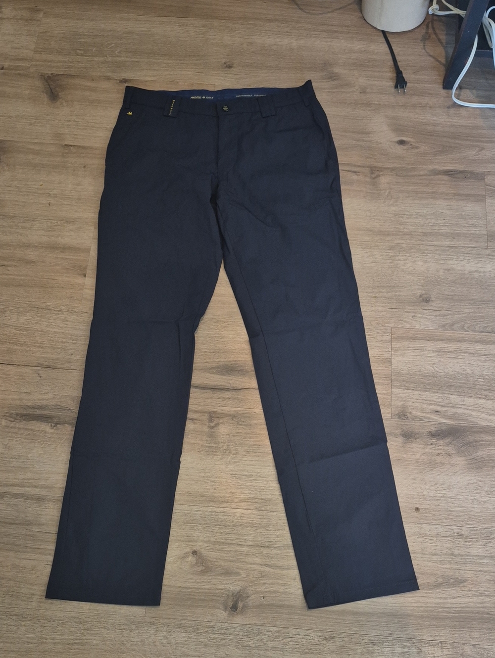 Men's Black Chino Pants - Classic Straight Fit